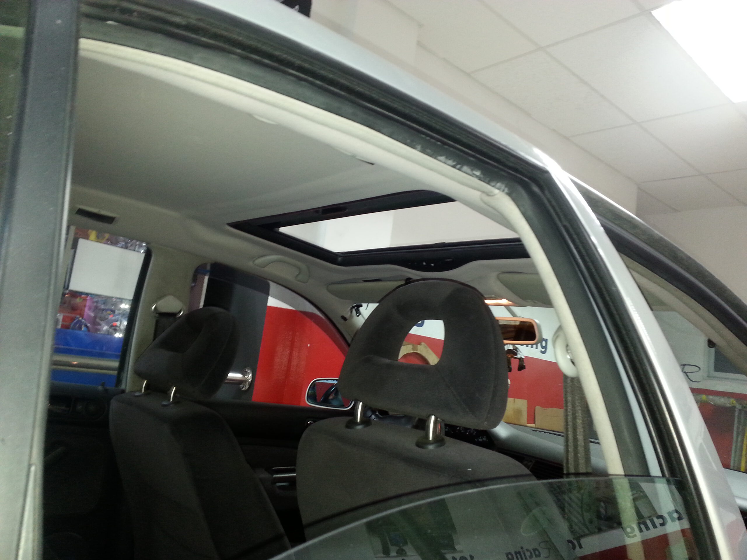 Techo solar Webasto y tapizado de tela interior para el Volkswagen Bora