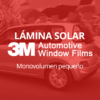 Servicio de instalación de lámina solar para lunas de monovolumen pequeño en 101Racing