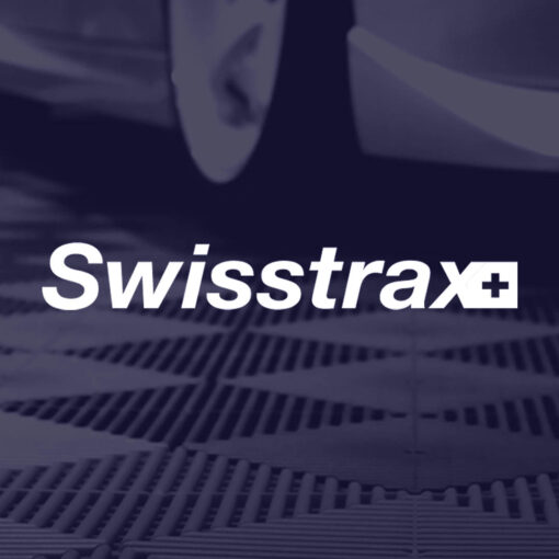 swisstrax logo suelo para garajes