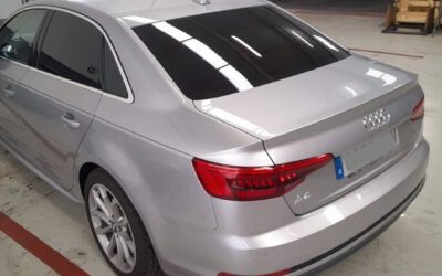Instalación de láminas negro oscuro 3M Audi A4 Las Palmas de Gran Canaria